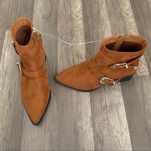 Wester buckle booties